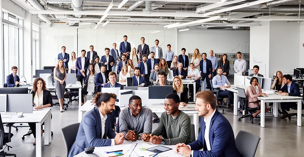 Marketing-Team beim strategischen Planungsmeeting für Wachstumsphase