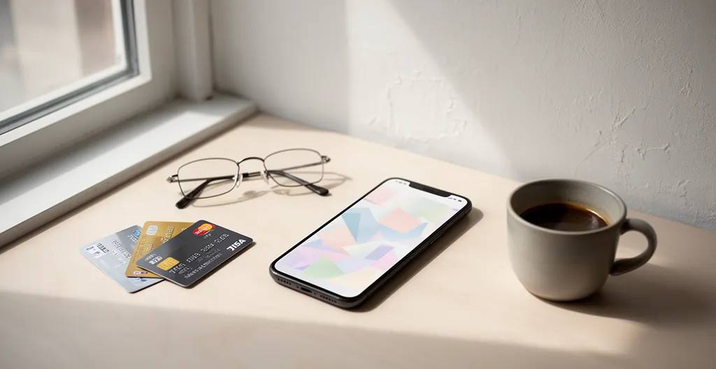 Smartphone-Bildschirm zeigt Warenkorb-Symbol mit Abbruchrate-Statistik auf mobilem Gerät