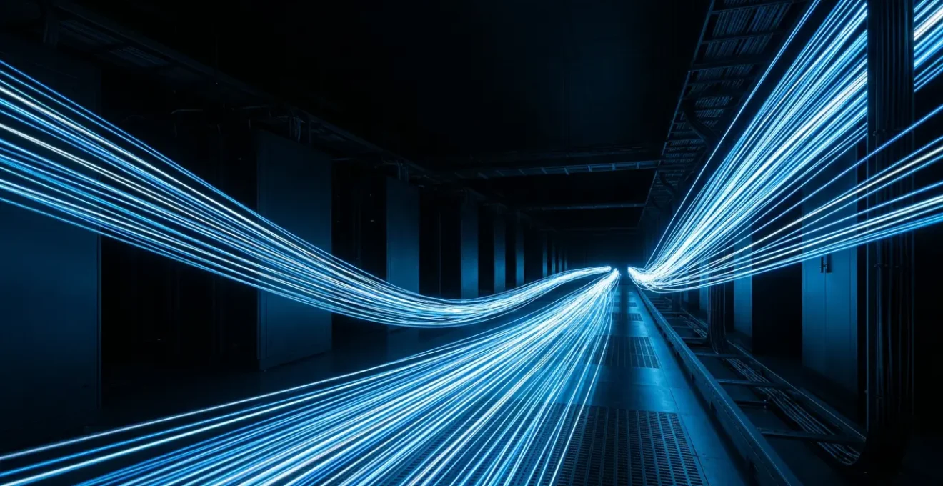 Hochgeschwindigkeitsvisualisierung von Datenströmen und Netzwerkverbindungen für optimierte Website-Performance