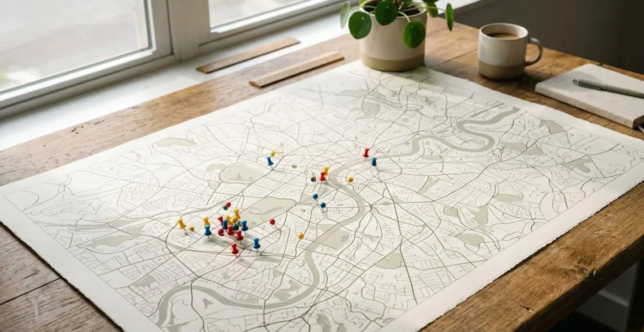 Visuelle Darstellung der Map Pack Optimierung für lokale Suchergebnisse